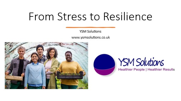 Stress to Resilience – 2 December 2025, 12:00-13:00 GMT